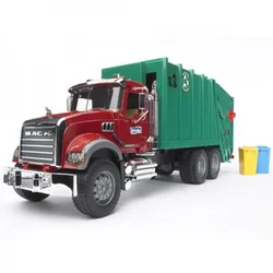 Bruder 2812 MACK Granit smetarsko vozilo zeleno