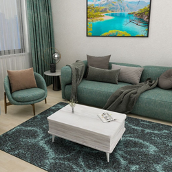 Hanah Home Sto za dnevnu sobu Dy Ada 90x38x60 cm, Prljavo bela