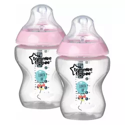 TOMMEE TIPPEE 42255079 bočica tt ctn boca 2x260 ml dekorirana curica 42255079