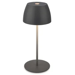 Briloner - MINI LED stona lampa, prigušiva, punjiva, na dodir, za spoljnu upotrebu, LED/2,5W/5V, IP44, 1800 mAh, antracit