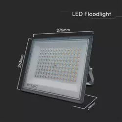 V-TAC LED REFLEKTOR 100W, 8150lm, IP65, CCT, MENJAVA BARVE, SIV/2-PACK!