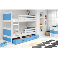 Baloo Bonny Krevet Na Sprat 190X80 White Plavi ( 8445 )