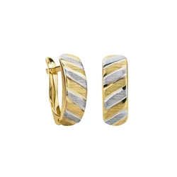 DIAMANT LETERNEL Uhani Ohrringe aus 585 Gelbgold rumena