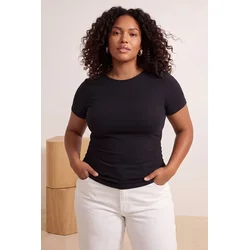 Trendyol Curve Ženska bluza Tbbss26Af00060, Crna