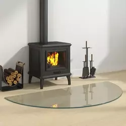 Staklena ploča za kamin *Transparent*an 1200 x 600 mm Stakl