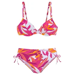 SUNSEEKER Bikini oranžna/malina