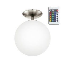Eglo 75358 - LED RGBW plafonsko svetlo RONDO-C 1xE27/7,5W/230V, prečnik 25 cm + daljinski upravljač