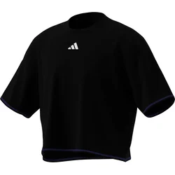ADIDAS PERFORMANCE Funkcionalna majica črna/bela