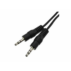 E-GREEN Kabl audio 3.5mm - 3.5mm M/M 1.2m crni