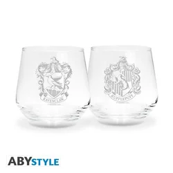 Kozarci ABYstyle Harry Potter - komplet 2 kosov, Ravenclaw in Hufflepuff, 30 cl