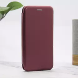 Maska na preklop Coral Book za iPhone 14 violet crvena