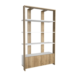 HANAH HOME Polica za knjige Elena White Walnut