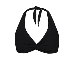 Barts SOLID CROSS HALTER, kopalke ž.top bikini, črna 2480