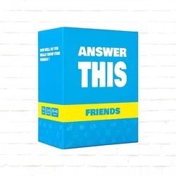 Pravi Junak igra s kartami Answer This - Friends angleška izdaja