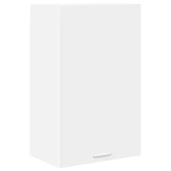 Vidaxl Viseča omarica z vrati Bela 50 x 31 x 80 cm Konstruiran les