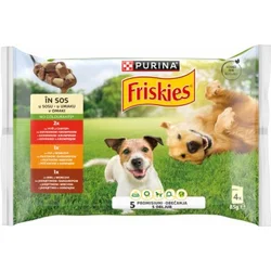 HRANA ZA PSE PRELIV MESO U SOSU FRISKIES 4X85G