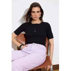 Trendyol Milla Ženska bluza, Crna