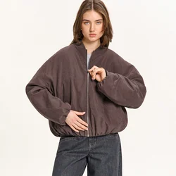 Cropp - Bomber jakna - čeličnoljubičasto