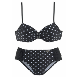 LASCANA Bikini, črna
