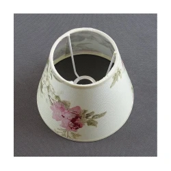 Zamenski abažur za stonu lampu ROSA 13x17,5 cm krem/ružičasta