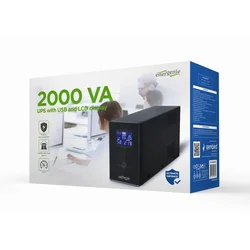 Gembird 2000 VA/ 1200 W Line interactive UPS | EG-UPS-035