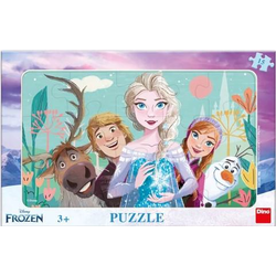 Dino - Puzzle Zamrznjeno: Družina - 1 - 39 kosov