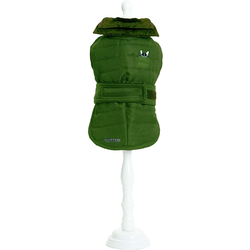 CROCI PADDED JACKET plašček za buldoge zelen 36cm