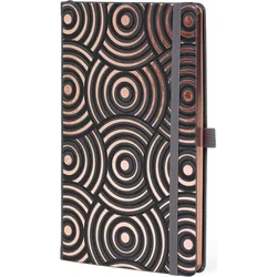 Notes 13x21cm linije 192strane s gumicom Rose Lolly Pop