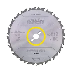 Metabo list testere za drvo HW/CT 400X30 mm 60 zuba 628019000