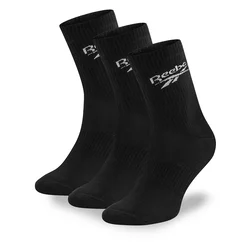 Dolge nogavice Reebok R0452-SS24 (3-pack) Črna