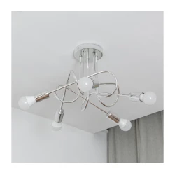 Plafonski luster OXFORD 5xE27/15W/230V sjajni hrom