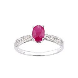 DIAMANT LETERNEL Prstan srebrna