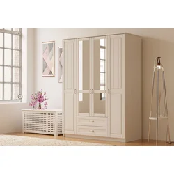 Hanah Home Ormar Rb-121, 140x184x52 cm, Bež