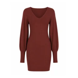 Vero Moda Ženska haljina Hollykarispuff, Crvena