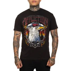 Hardcore majica moška - AC SUNSET CRUISIN - AFFLICTION - A26401-BBLV