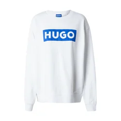 HUGO Majica Classic modra/bela