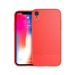 Maska Semicarbon za iPhone XR, Crvena