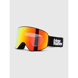 Horsefeathers Edmond Black Goggle mirror red