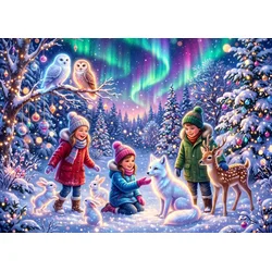 Alipson Puzzle - Puzzle Čarobnost zime - 500 kosov