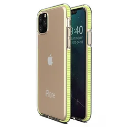Futrola Spring clear TPU za Apple iPhone 11 Pro Max - Žuta KP8621