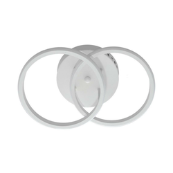LED nadgradni luster BARI LED/20W/230V beli
