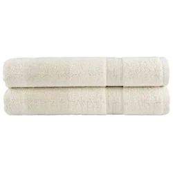 Vidaxl Premium brisače SOLUND 2 kos krem 80x200 cm 600 g/m2