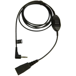 JABRA QD Cord to 3.5 mm jack. With in-line call-answering; for Alcatel 8er and 9er Series