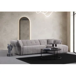 Atelier del Sofa Ugaona garnitura Boxer, 165x290 cm, Svetlo-siva