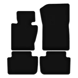 Črne velur preproge BASIC za: BMW X3 E83 SUV (2003-2010)
