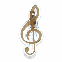 Sponka Violin Clef Gold agifty