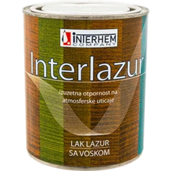 INTERLAZUR Lak sa lazur voskom 750ml