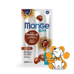 Monge Gift Lamb&Chestnut Sticks Sensitive Digestion 45g, Za osetljiv stomak pasa