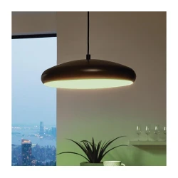 Eglo 33328 - LED RGBW prigušiva luster na sajli RIODEVA-C LED/27W/230V crna