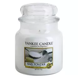 Yankee Candle Baby Powder Mirisna svijeća 411 g Classic srednja